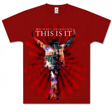 MJ OFFICIAL COLLAGE THIS IS IT T-SHIRT