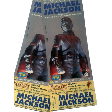 MJ OFFICIAL HISTORY TOUR TICKETS (NEW)