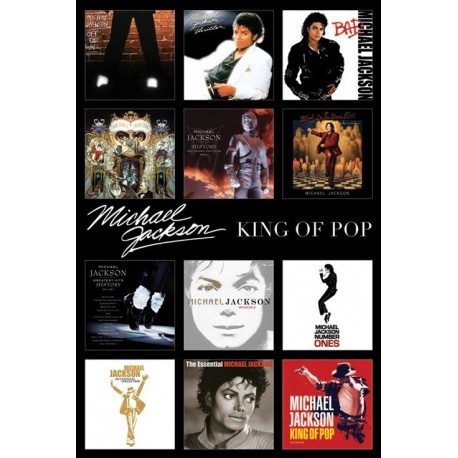 MJ OFFICIAL POSTER (ALBUM COVERS)