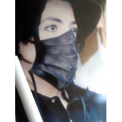 MJ Music Art Mask Poster